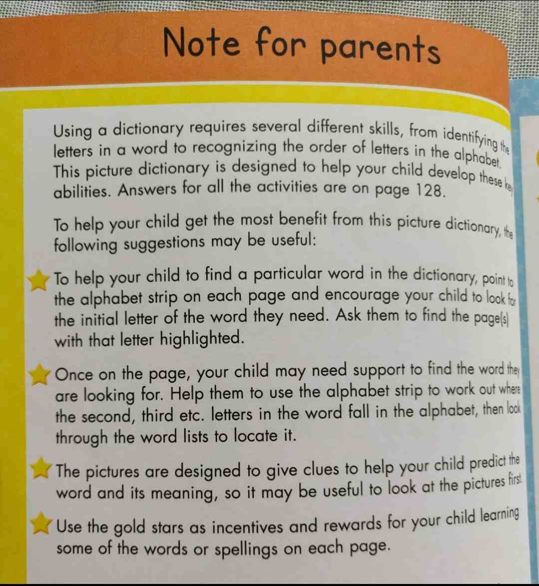 My First Picture Dictionary