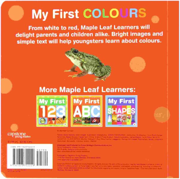 My First Boardbook Maple Leaf Learners-My First Colours - Image 7