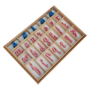 Montessori 28 Partition Tray Wooden