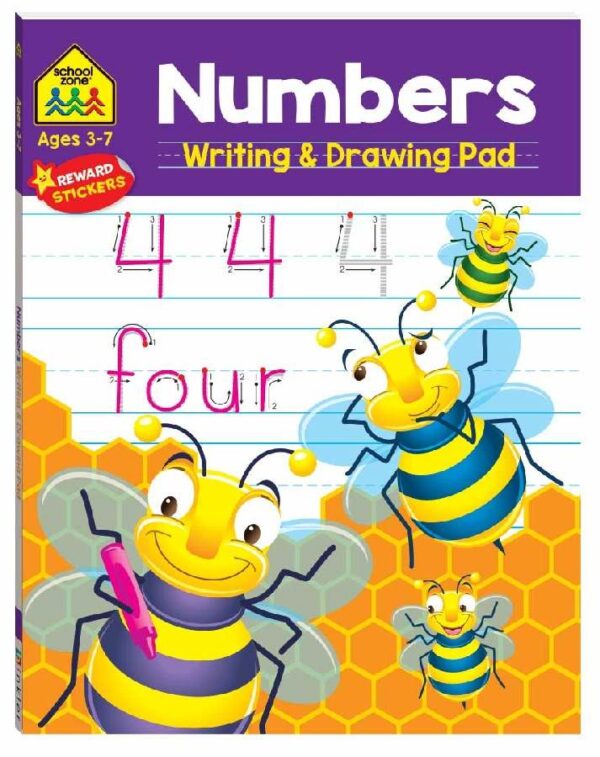 Numbers Writing & Drawing Pad-Writing Drawing Pad