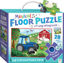 Musical Floor Puzzle with Sing Along Sound Old MacDonald Pack