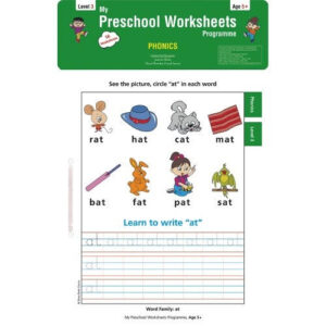Preschool Worksheets-Phonics Level 3