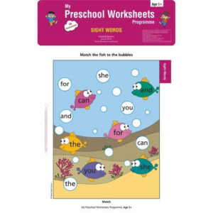 Preschool Worksheets-Sight Words