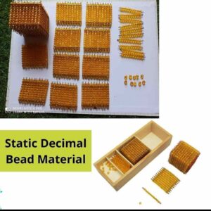 Montessori Static Decimal Bead Material