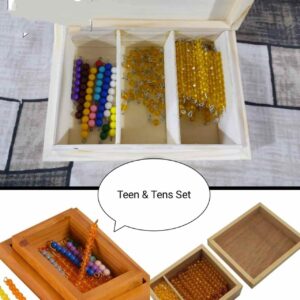 Montessori Materials: Decanomial Bead Box (Premium Quality)