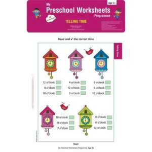 Preschool Worksheets-Telling Time