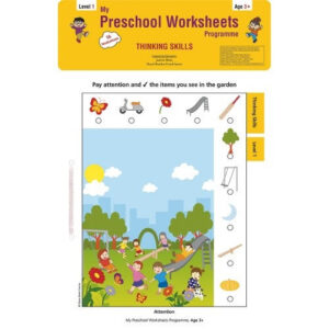 Preschool Worksheets-Thinking Skills Level 1