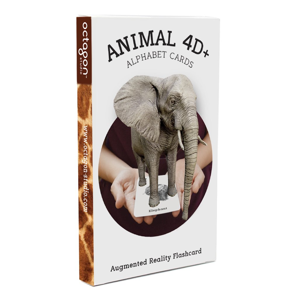 Animal 4D+ Alphabet and Food Flash Cards