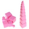 Sensorial Pink Tower Montessori Toy - Image 2