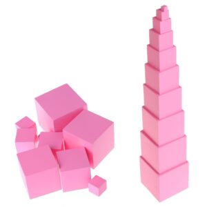 Sensorial Pink Tower Montessori Toy