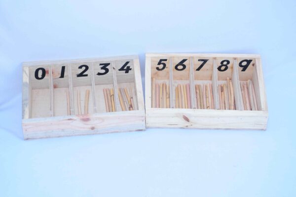 Montessori Spindle Box