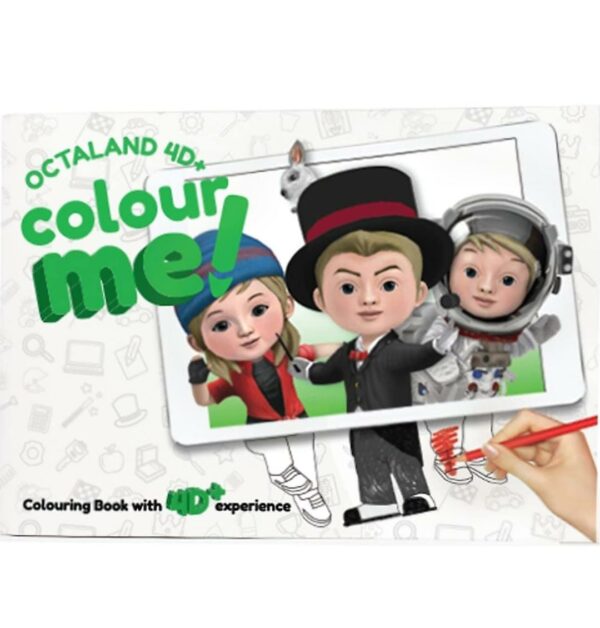 Octaland 4D+ Colour Me Book
