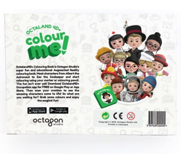 Octaland 4D+ Colour Me Book - Image 4