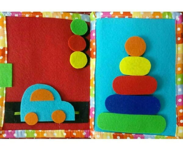 Doll Cover-Four Activites Palmsize Busy book - Image 2