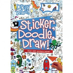 Draw What? Sticker Doodle Draw (Blue)