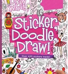 Draw What? Sticker Doodle Draw (Pink)