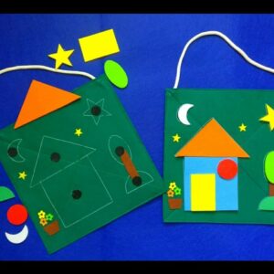 Shapes Velcro Activity Mat / Wall hanging