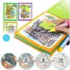 Reusable Magic Water Colouring Book Animals Orange - Image 3
