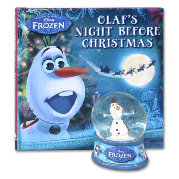 Disney Frozen Olafs Night Before Christmas (with Glitter Globe)