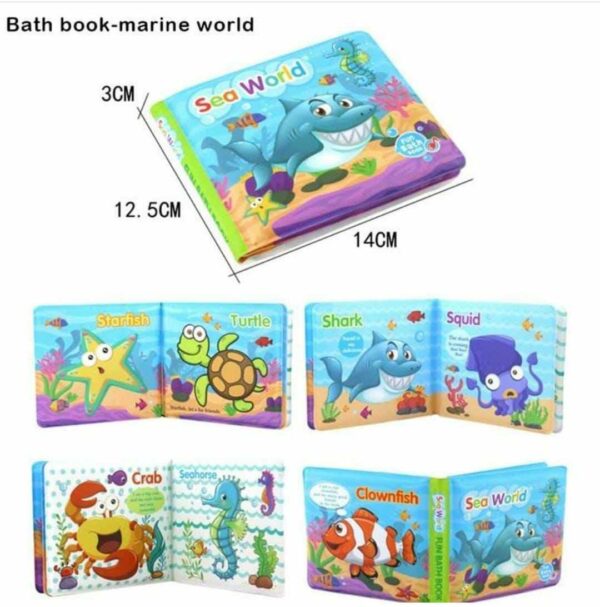 Sea World Plastic Bath Book