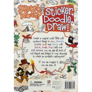 Sketch What? Sticker Doodle Draw (Orange)